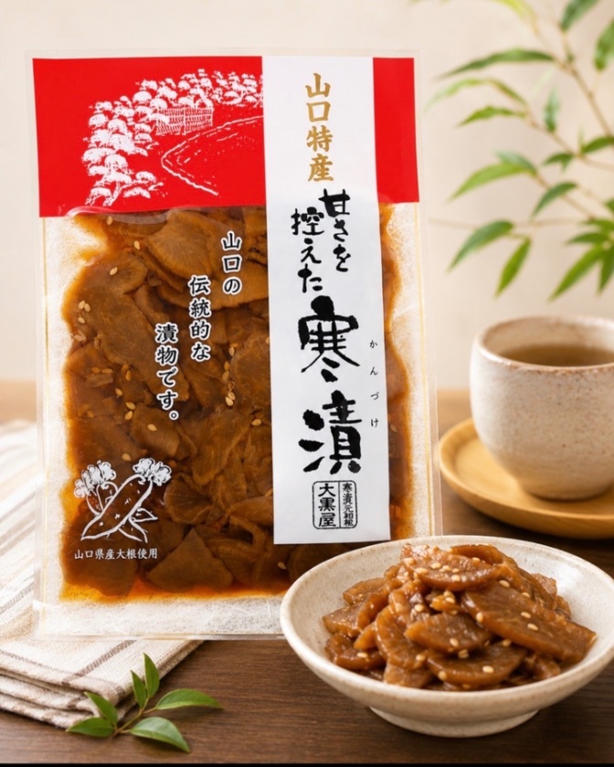⭐︎ご当地　山口特産　甘さを控えた寒漬　1袋⭐︎