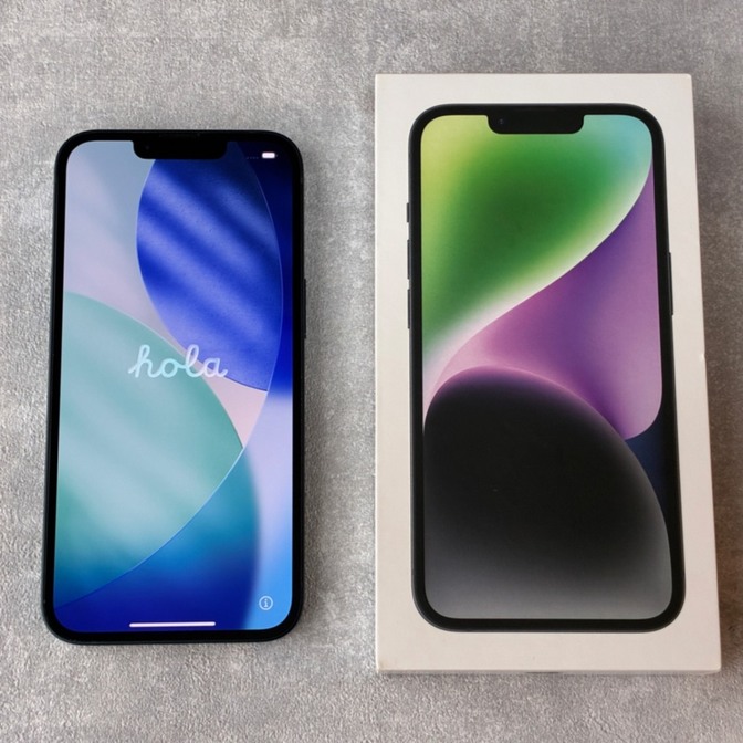 iPhone14 128GB ミッドナイト SIMフリー 箱付き