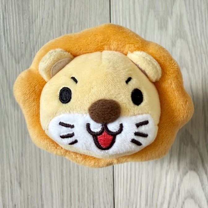 両学長　ライオンぬいぐるみキーホルダー　フェス　ボランティア　水色　ブルー