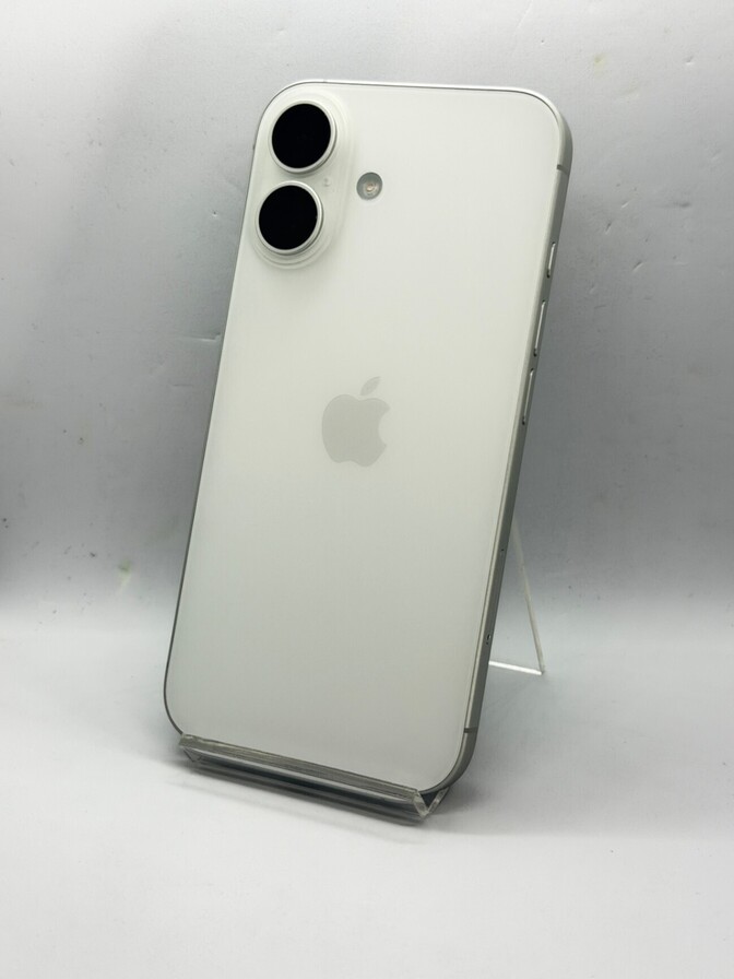 【充放電9回/純正BT100%】iPhone 16 128GB ホワイト SIMフリー#349