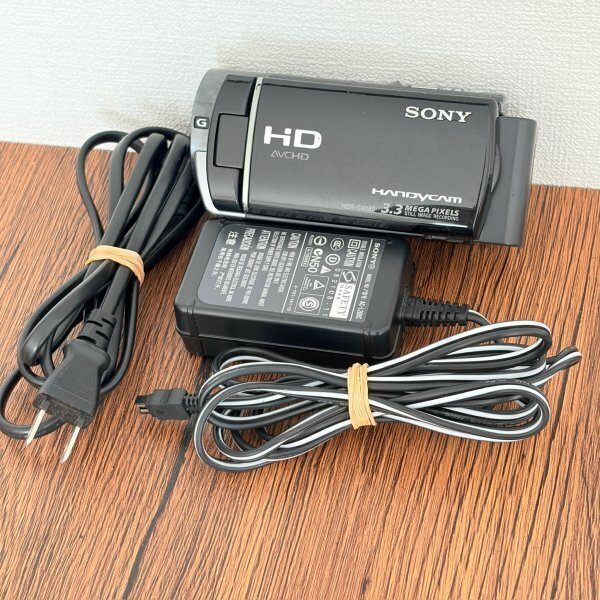 動作品 SONY Handycam HDR-CX180 ビデオカメラ 光学30倍 ACアダプター付