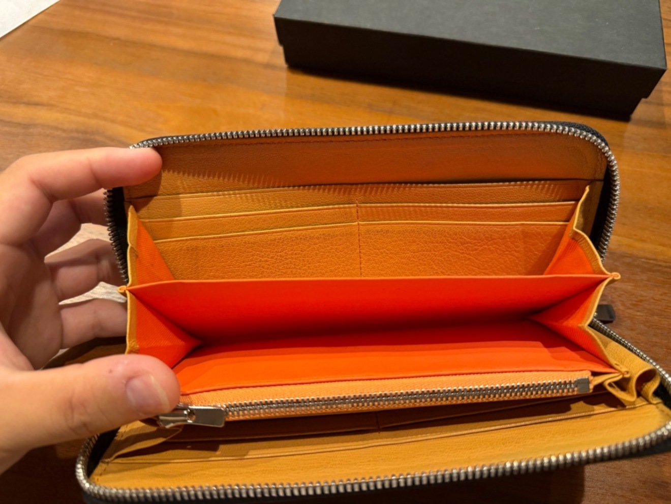 4688○ PORTER 吉田カバン 長財布 ラウンドファスナー ブラック 4688