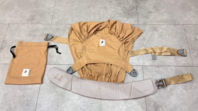 【美品】POGNAE ポグネー ベビーラップ STEP ONE Air 抱っこ紐 メッシュ
