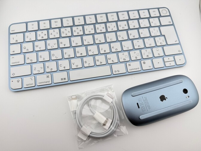 Apple Magic Keyboard と Magic Mouse2 セット ブルーカラー