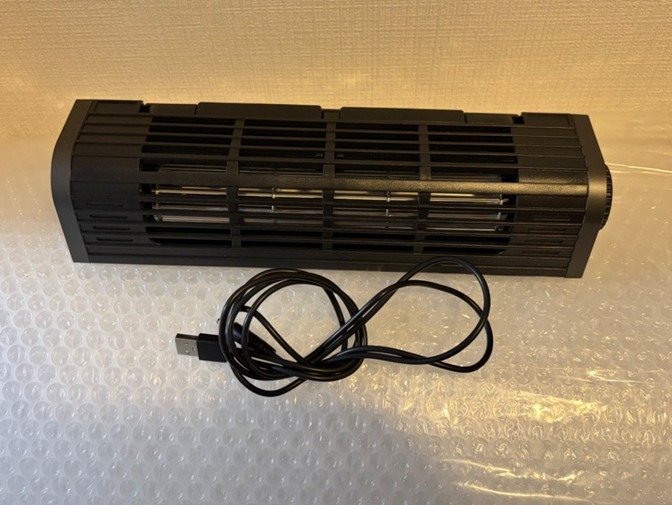 エレコム FAN-U177BK ブラック USB扇風機 冷却台