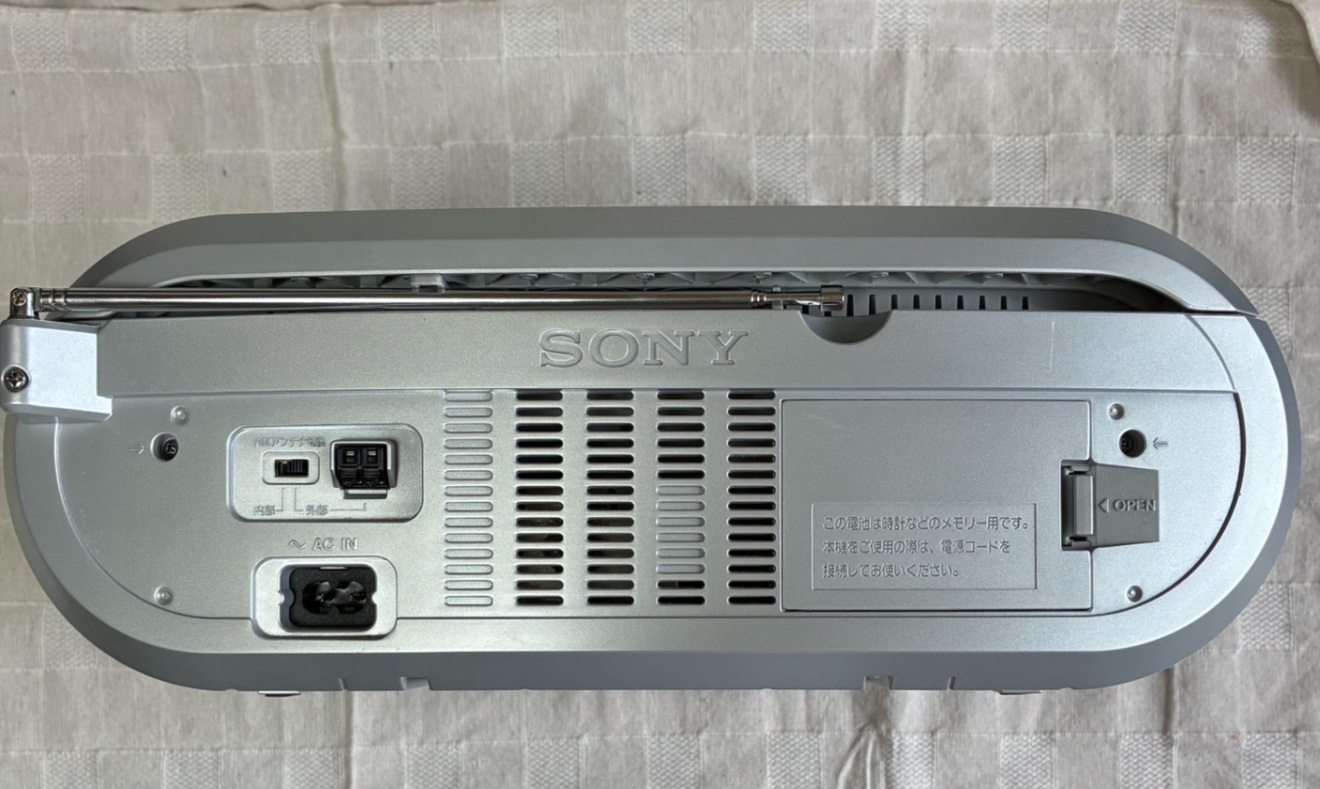 SONY ソニー CFD-RS501 CDラジオカセットレコーダー リモコン付【中古