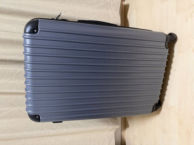 TANOBI スーツケース Lサイズ グレー 拡張機能付 TSAロック 4輪 7泊以上