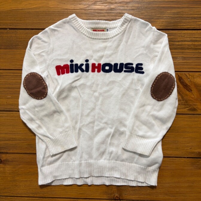 MIKIHOUSEミキハウスコットンニットセーター100cm