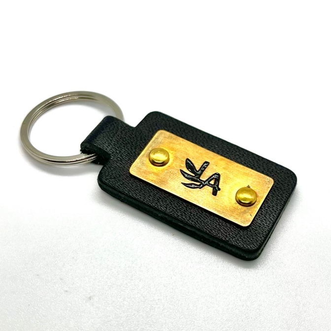 【フェス限定 NO.152】NFCタグ入り本革製真鍮キーホルダー！！