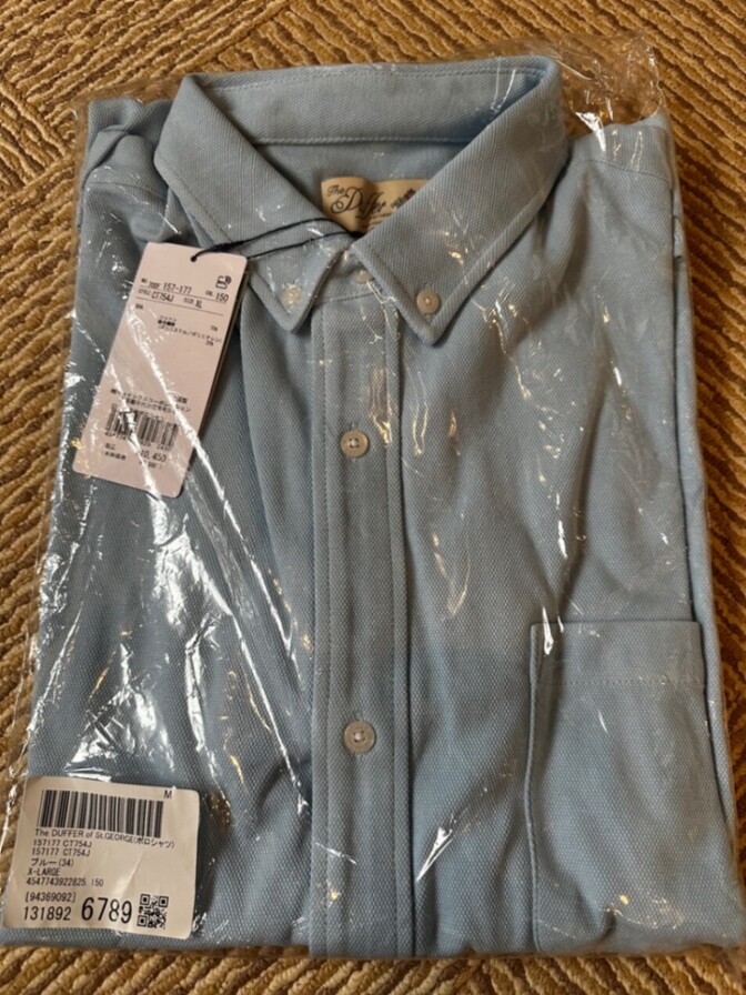 新品【DUFFER ポロシャツ】水色