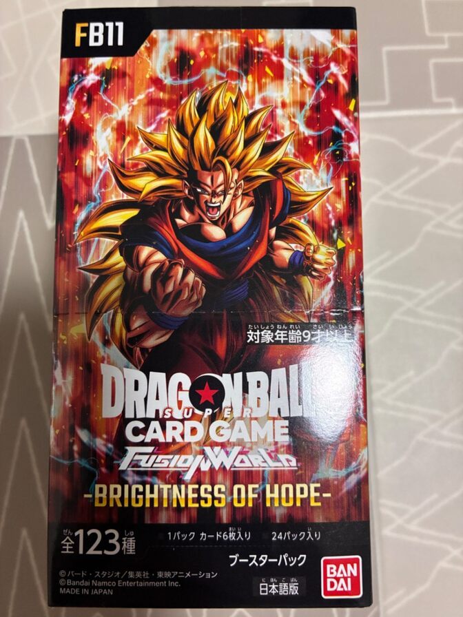 【テープ付き未開封】ドラゴンボールスーパーカードゲーム フュージョンワールド FB11 1BOX