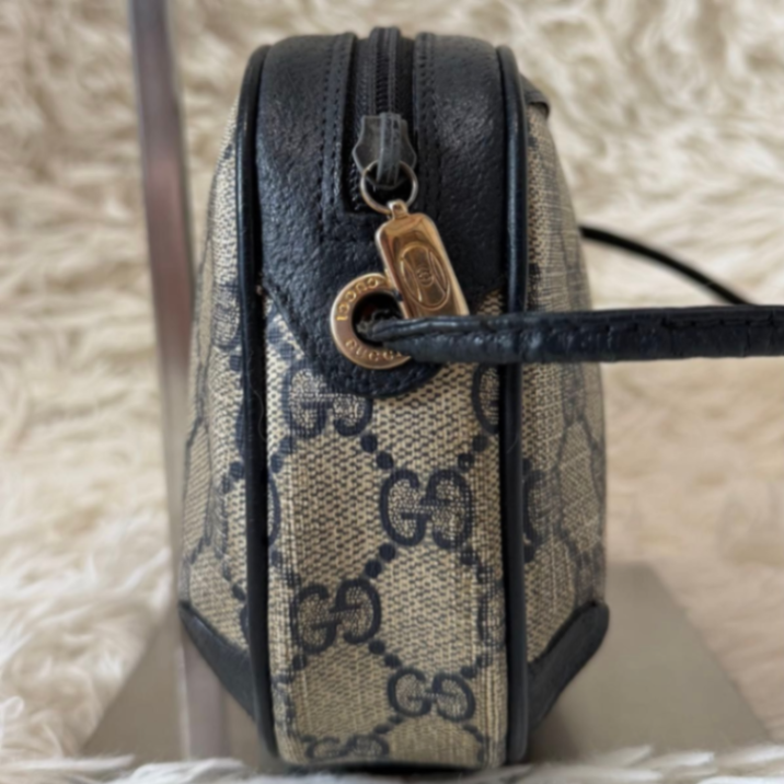 GUCCI】希少 グッチ シェリーライン GG キャンバス レザー ショルダー