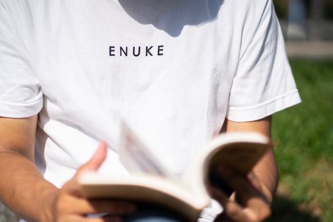 ENUKE Tシャツ 綿100% ベトナム製 住所記載不要 手渡し可能