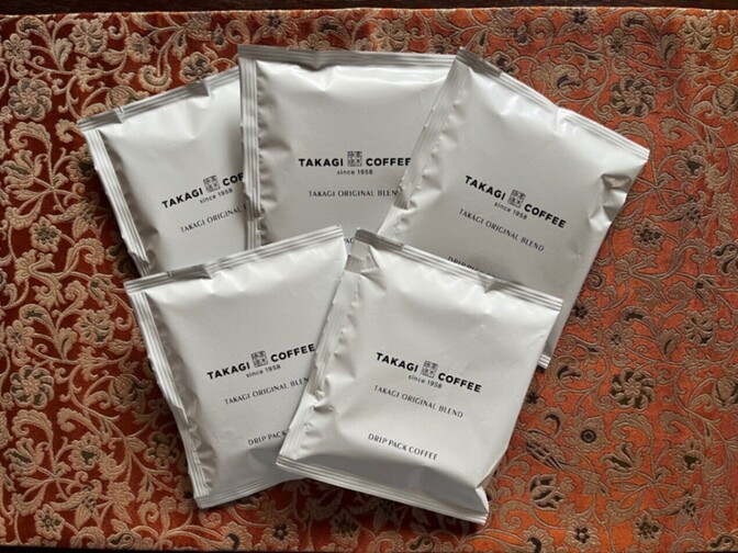 【ドリップコーヒー☕️】高木珈琲 オリジナルブレンド ドリップコーヒー ❣️1杯分（12g）×5