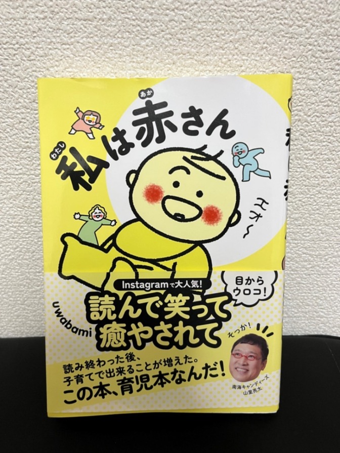 ⭐︎私は赤さん⭐︎instagramで話題♪uwabami⭐︎育児本⭐︎目からウロコ！面白い♪