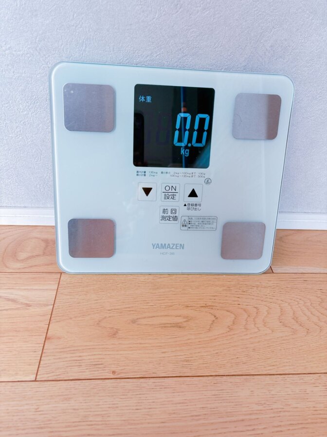 山善 YAMAZEN 体重計 体組成計 HCF-36 動作確認済み