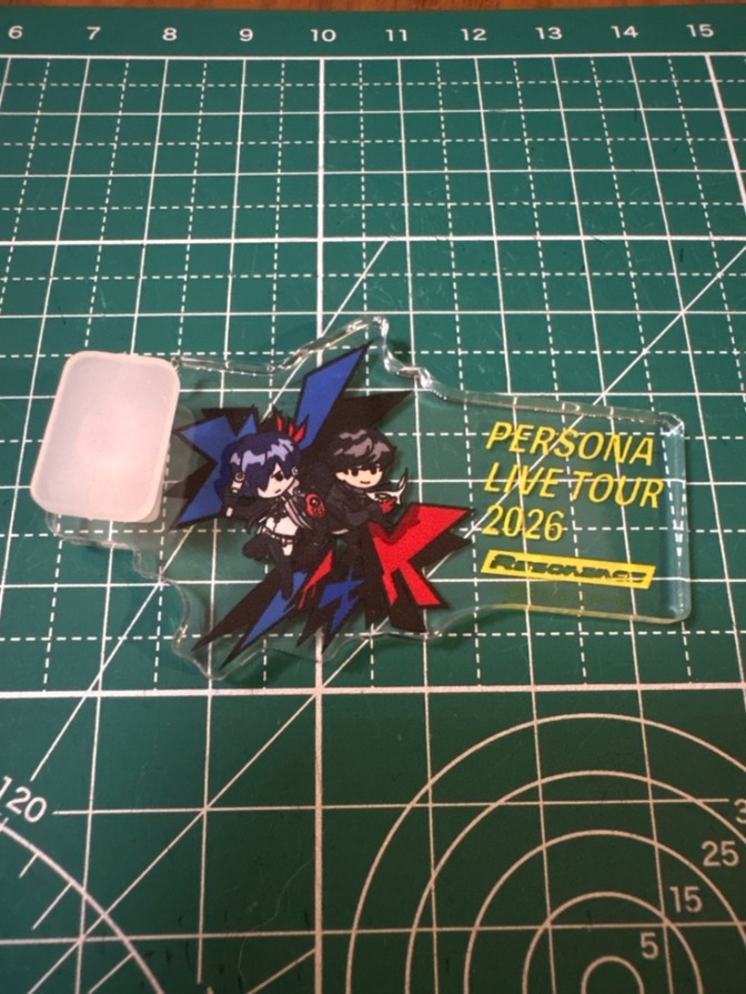 PERSONA LIVE TOUR 2026 アクリルファスナーチャーム(黄)