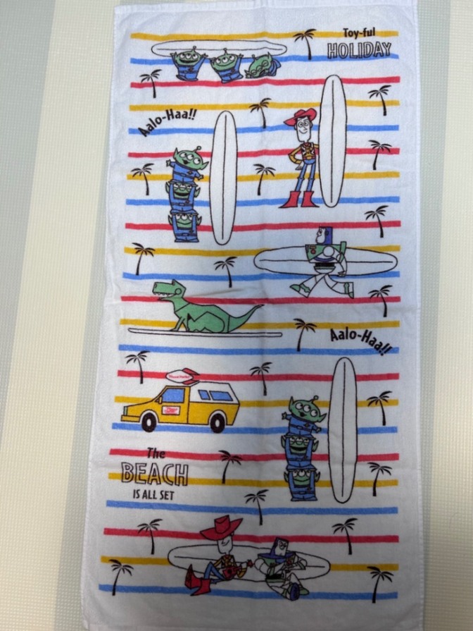 【美品】トイストーリーのバスタオル