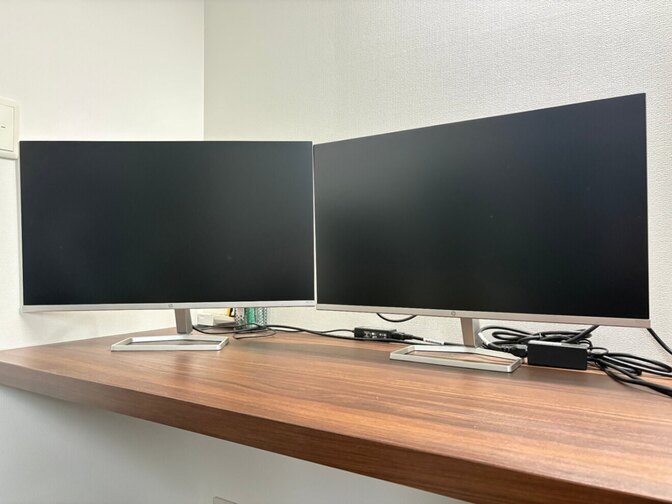 【2台セット】HP M27fw 27インチ フルHD IPSモニター デュアルモニター環境がすぐ完成
