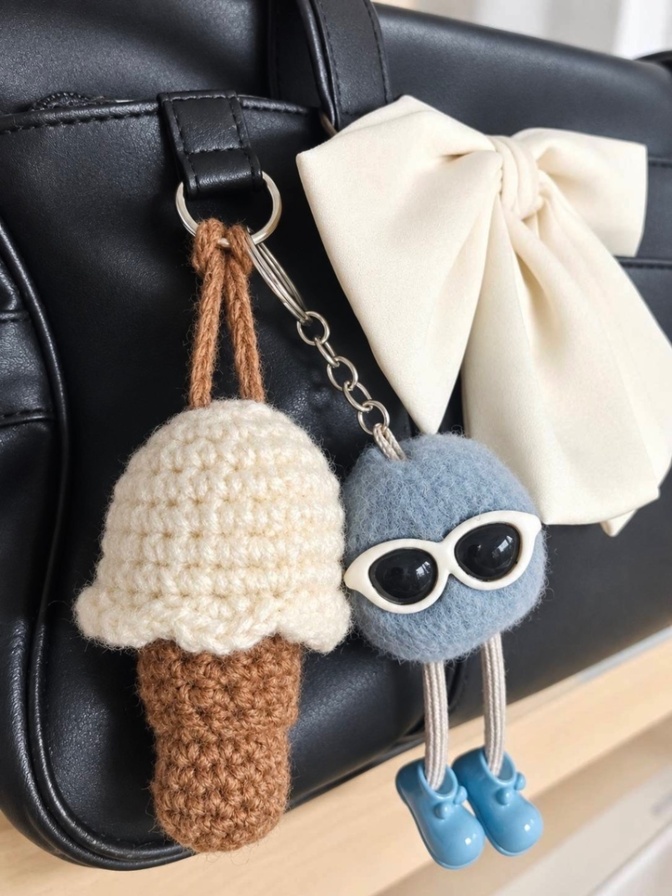 かぎ針編みハンドメイド】 トイプードル小物入れ コインケース 可愛い
