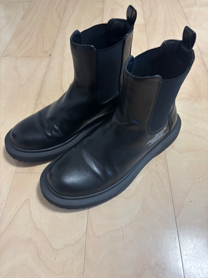 GU×UNDERCOVER コラボ　サイドゴアブーツ ブラック　27センチ