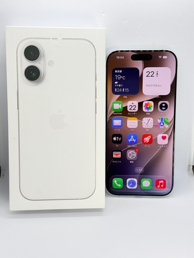 【純正BT100%】iPhone 17 256GB ホワイト SIMフリー #326