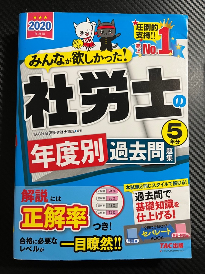 社会保険労務士受験の為の問題集です。
