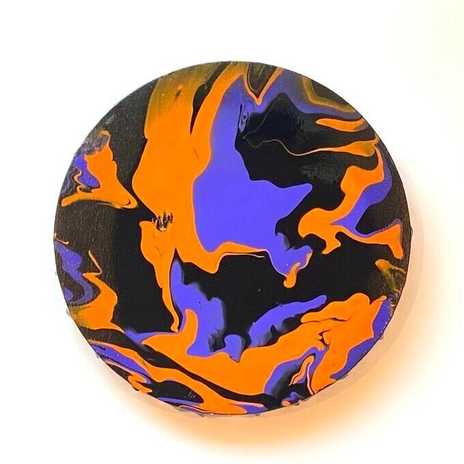 【ピカソになりたい8歳】原画一点物の作品「未来のハロウィン」