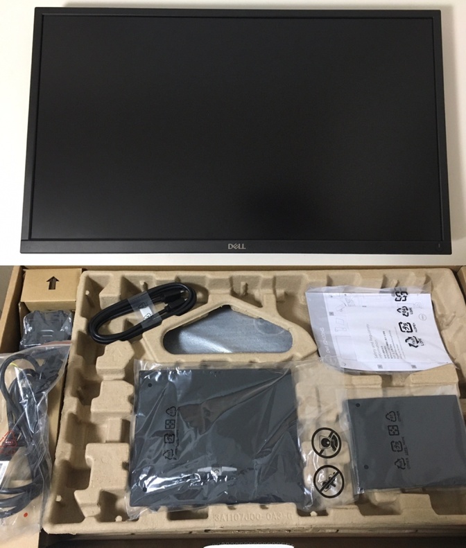 【箱付き!】Dell モニター 24インチ フルHD スタンドもあります!