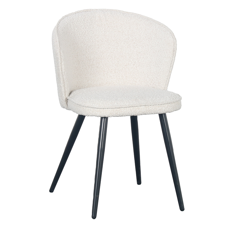 white chair with metal legs