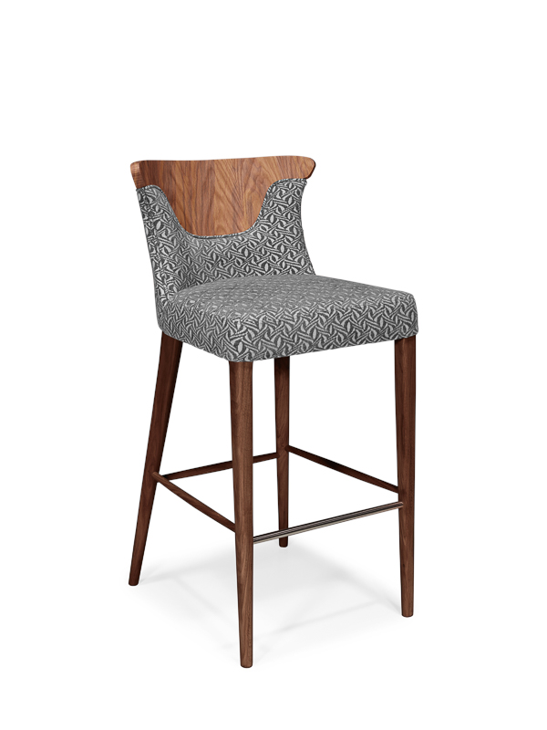 Bar stool CROSS WOOD