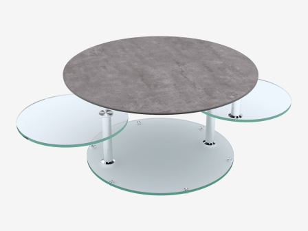 Expandable coffee table POLARIS