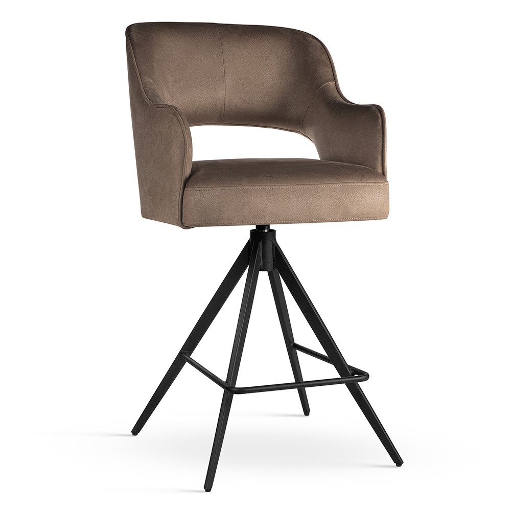 Swivel half-bar chair MERSI