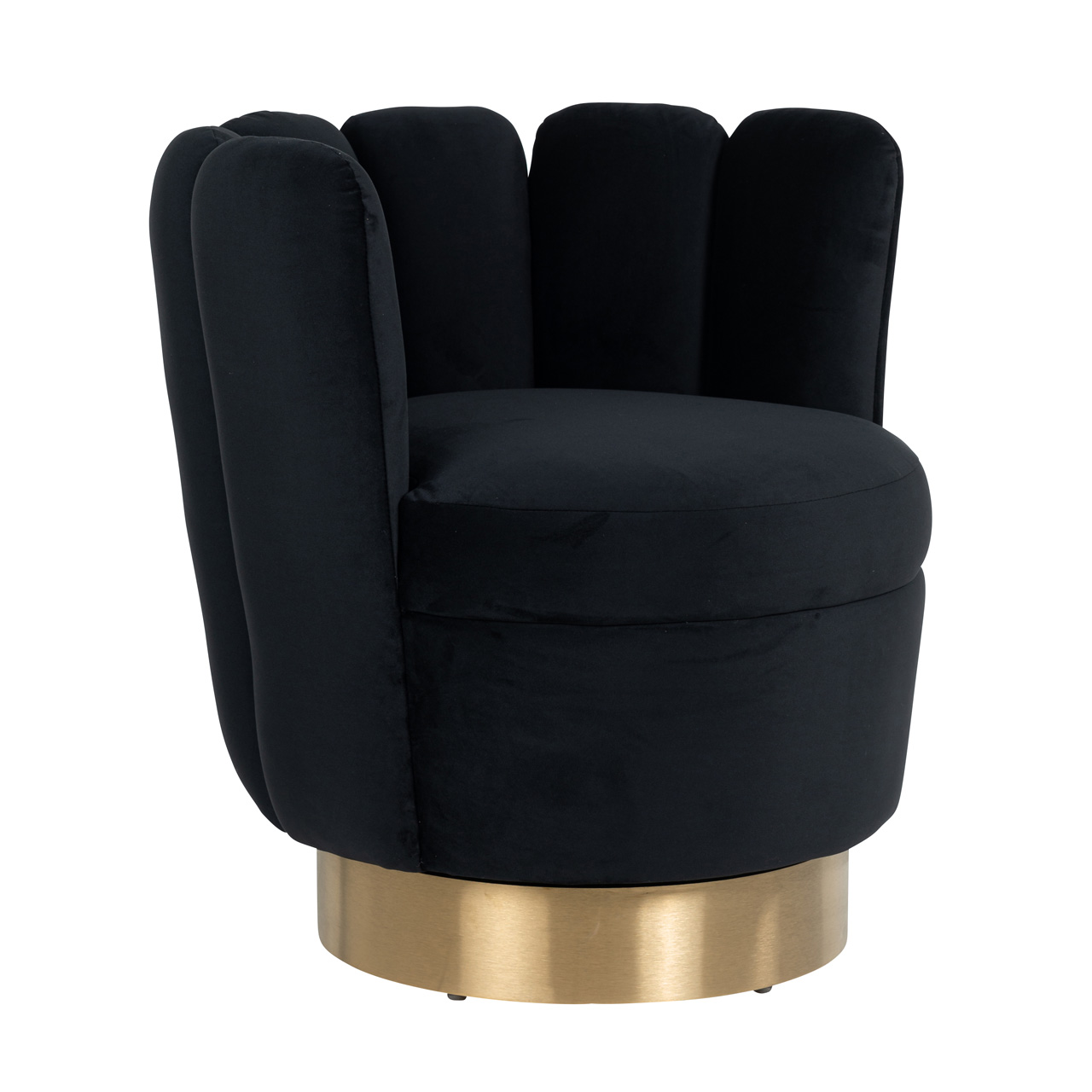 Velvet Swivel Chair