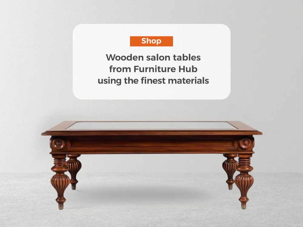 Latest Wooden Salon Table from Furniture hub