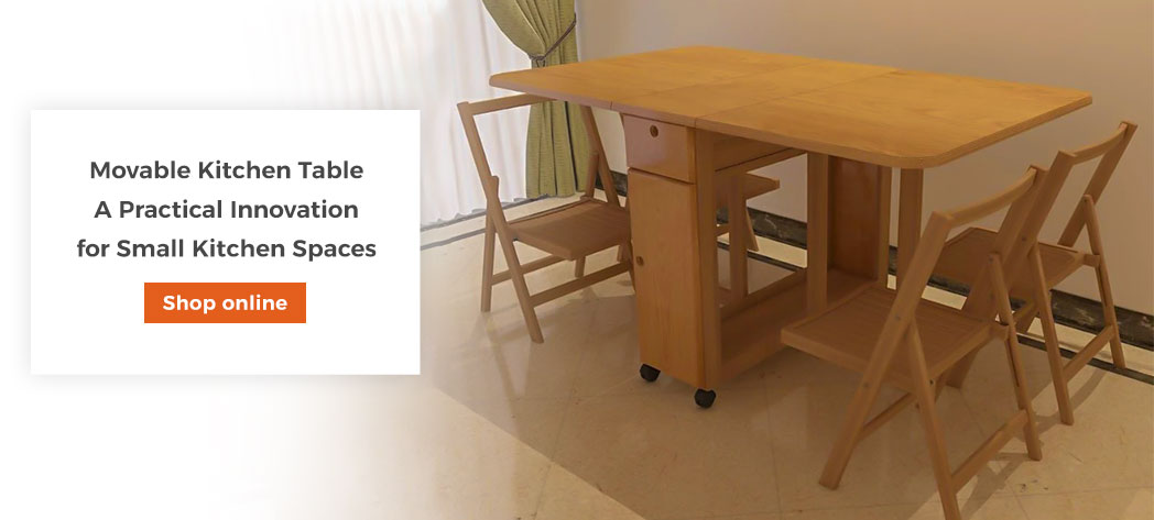 The Latest Designs of Small Movable Kitchen Tables