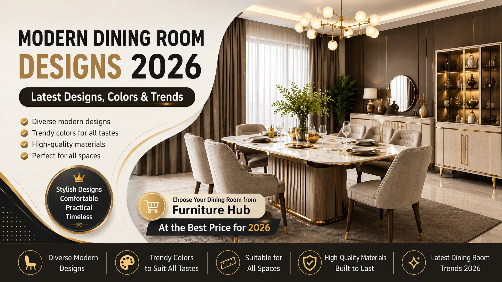 Modern Dining Room Designs 2026