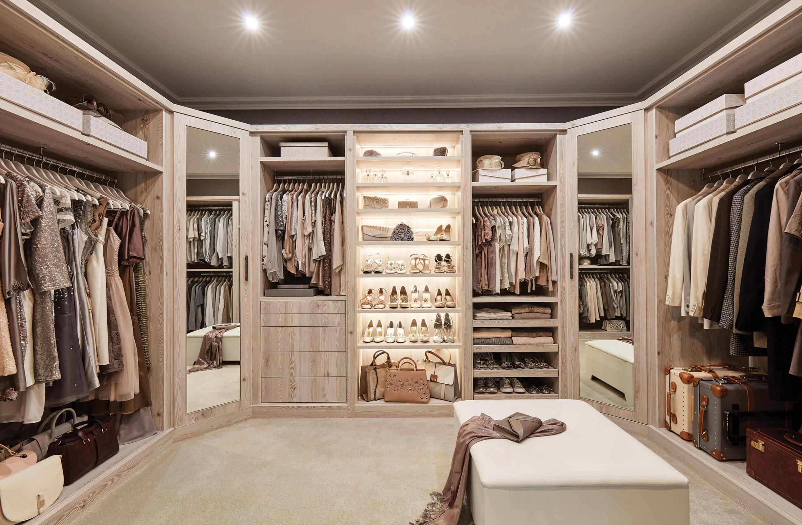 Dressing room inside the bedroom 2026