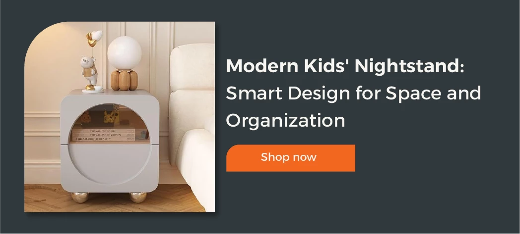 The Most Beautiful Modern Kids Nightstand Designs