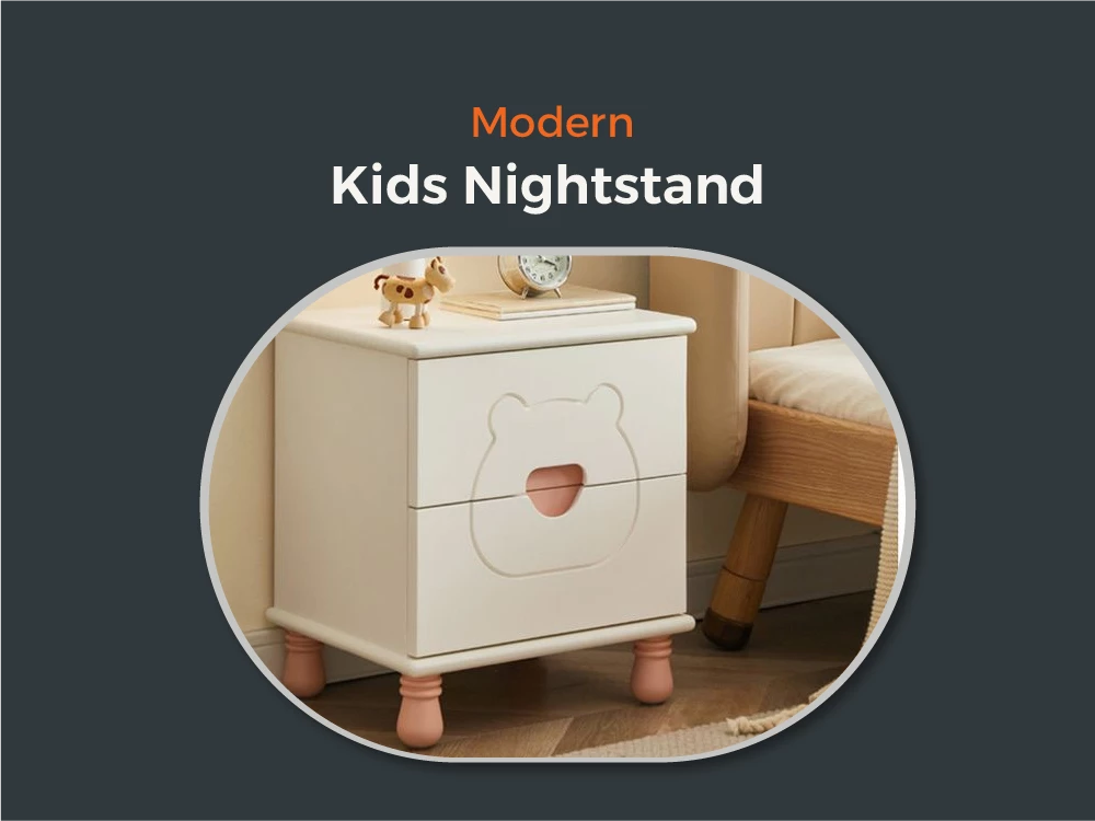The Most Beautiful Modern Kids Nightstand Designs