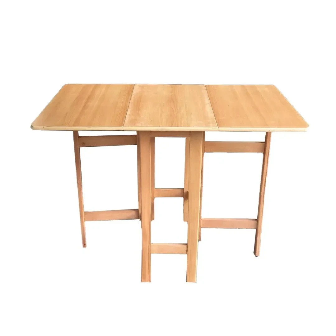 Stylish wooden tables that open and close, suitable for all spaces.