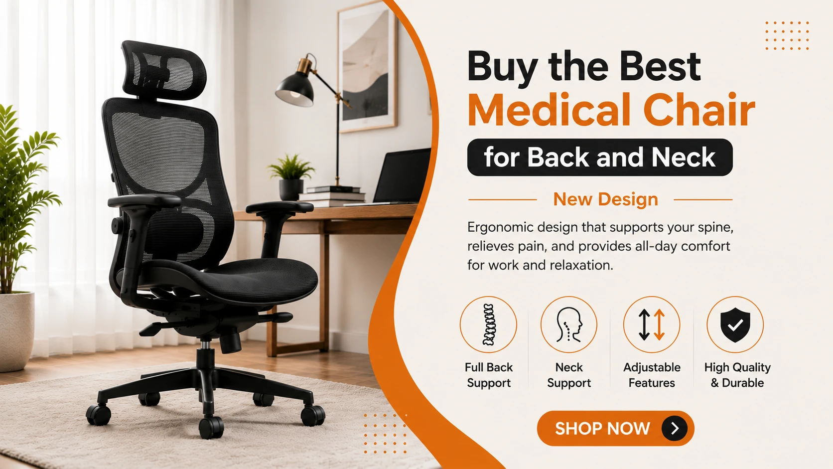 Buy the Best Medical Chair for Back and Neck