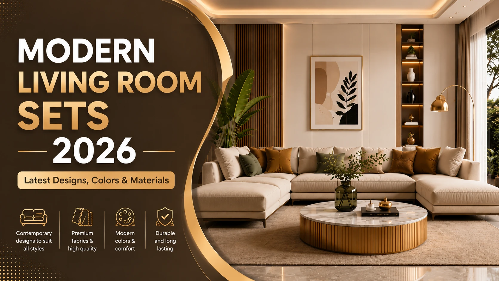 Modern Living Room Sets Catalog 2026