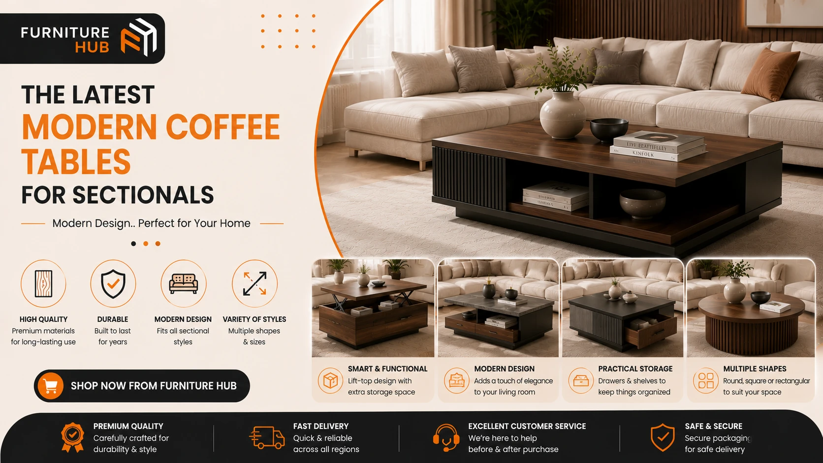 The latest modern tables for corners