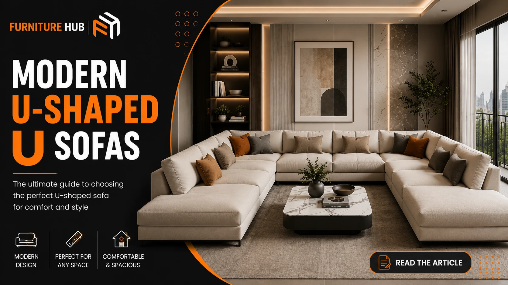 U-Shaped Modern Sectionals The Perfect Choice for Different Spaces and Modern Décor