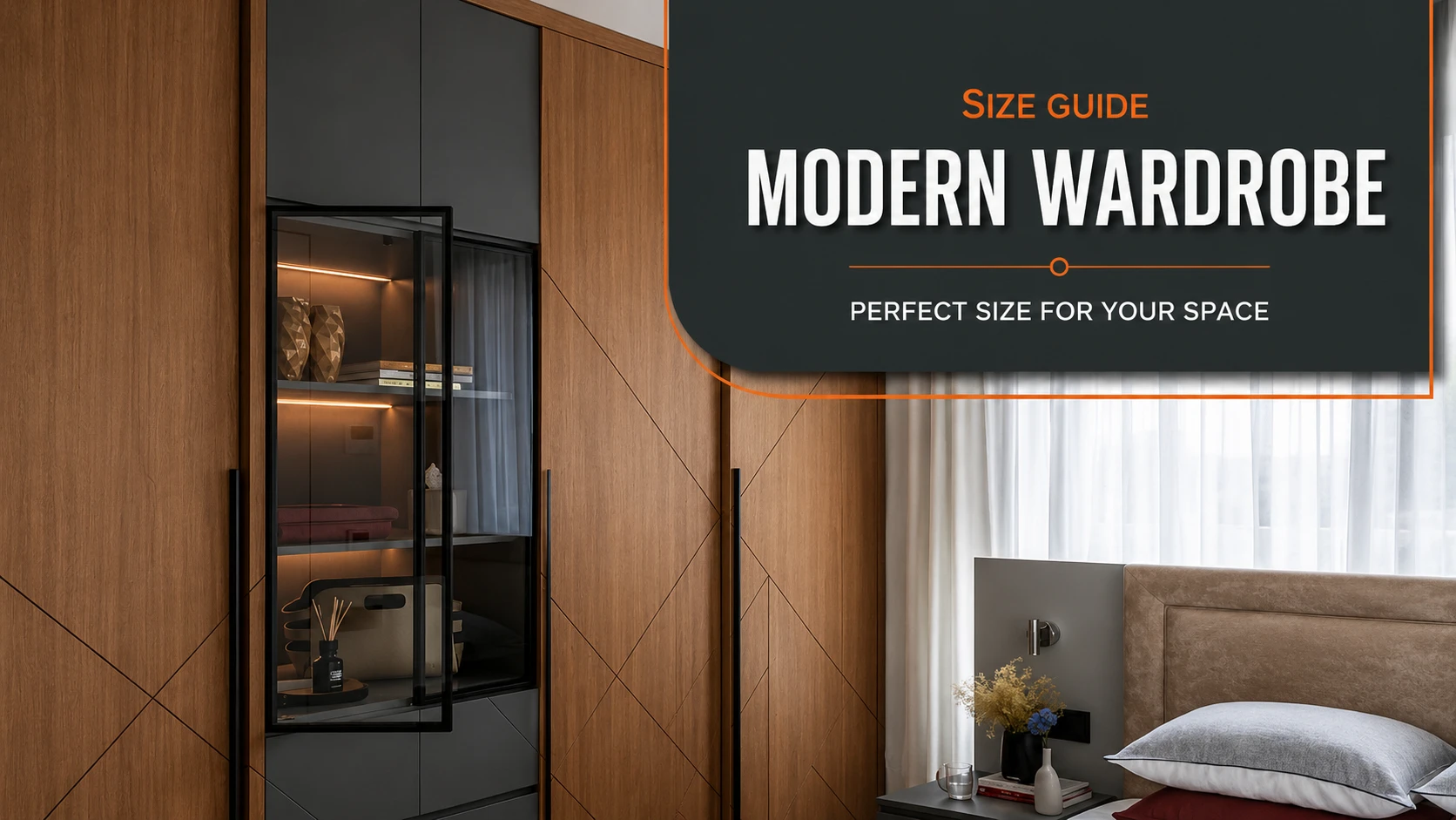 The Size of a Modern Sliding Wardrobe for a Perfect Bedroom