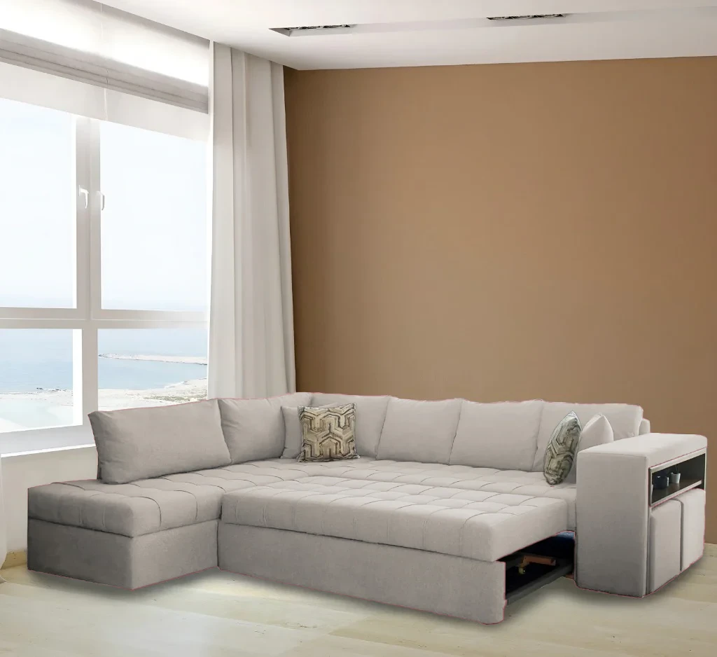The best modern L-shaped corner sofa designs with a bed, new for 2026