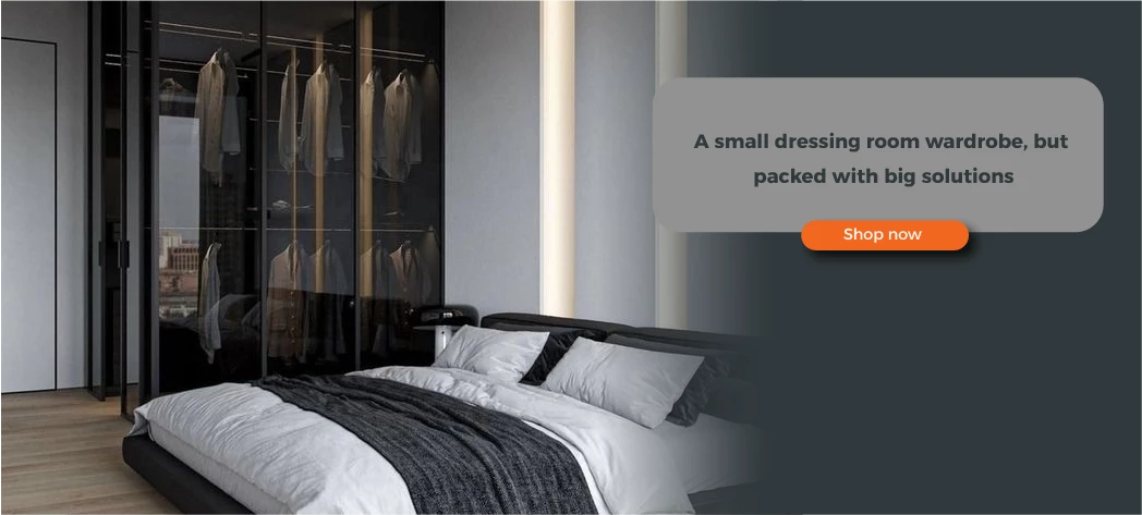 Organize Your Clothes in Style with a Small Dressing Room Wardrobe