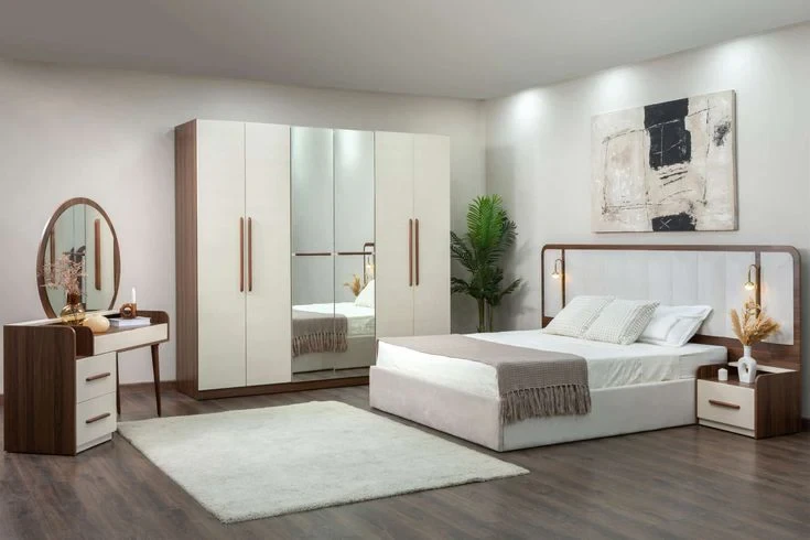 The Latest Styles of Bedrooms Complete with Wardrobe and Dresser