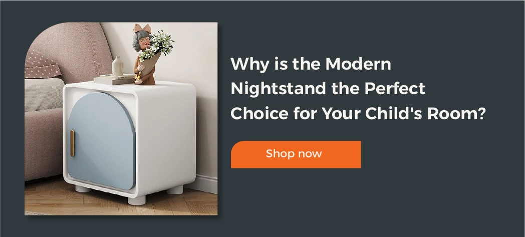 The Most Beautiful Modern Kids Nightstand Designs